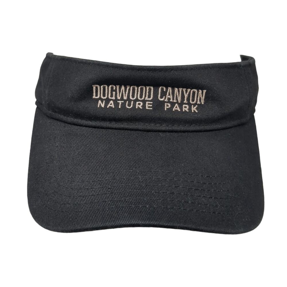 Dogwood Canyon Nature Park Strapback Sun Visor Cap Black OS Adjustable Gear